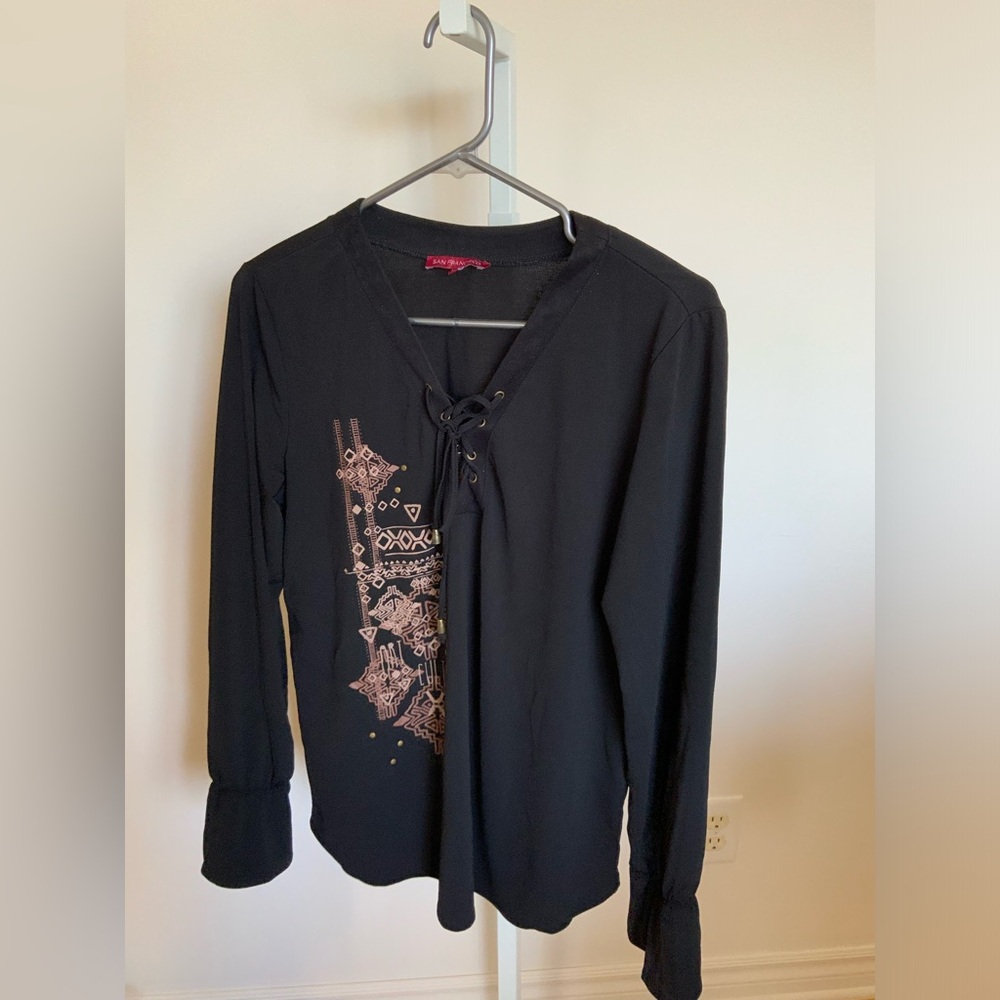 Patterned Blouse